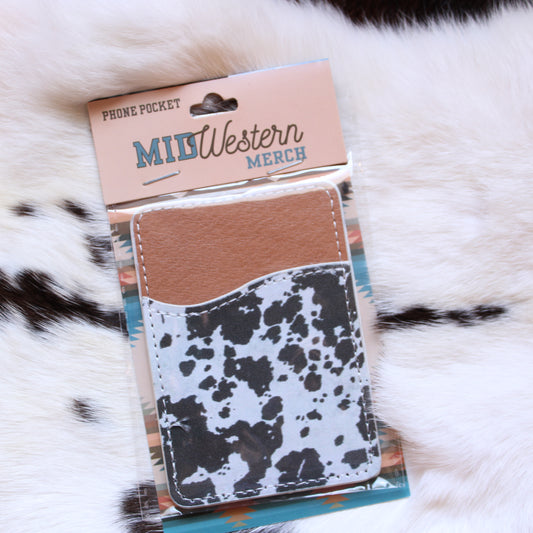 Phone Pockets- Cow