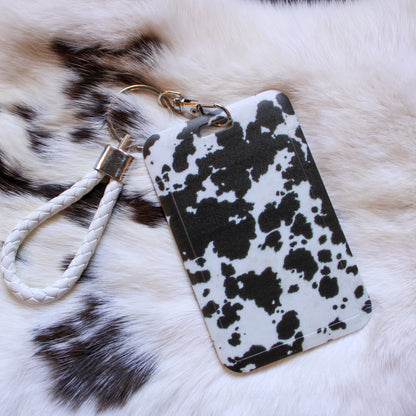 Luggage Tags- Black Cow