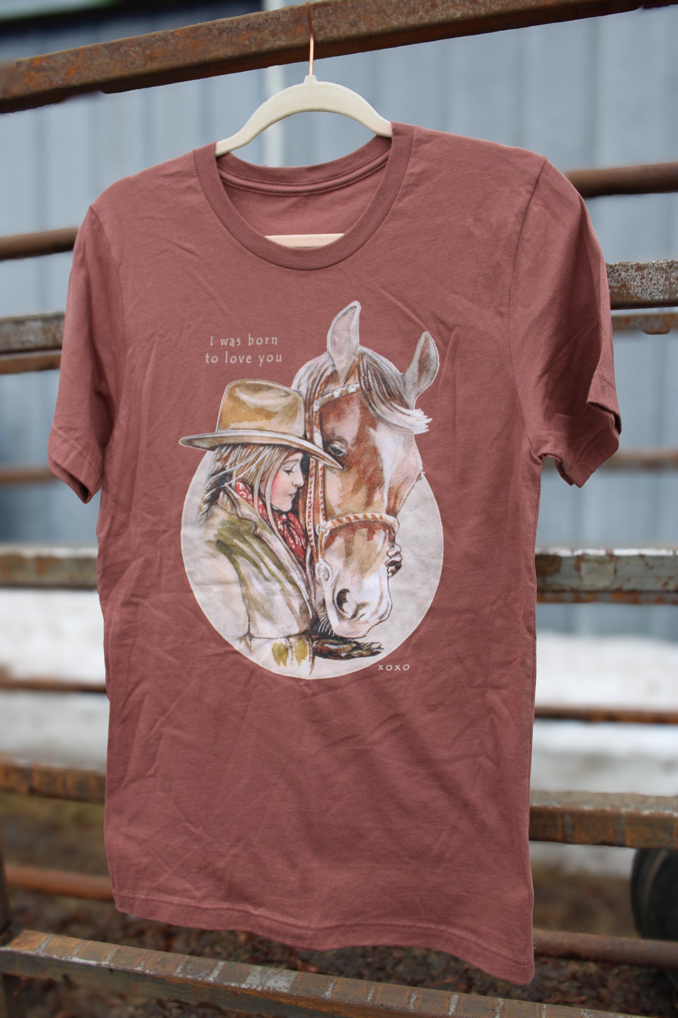 I Was Born to Love You tee - Brown