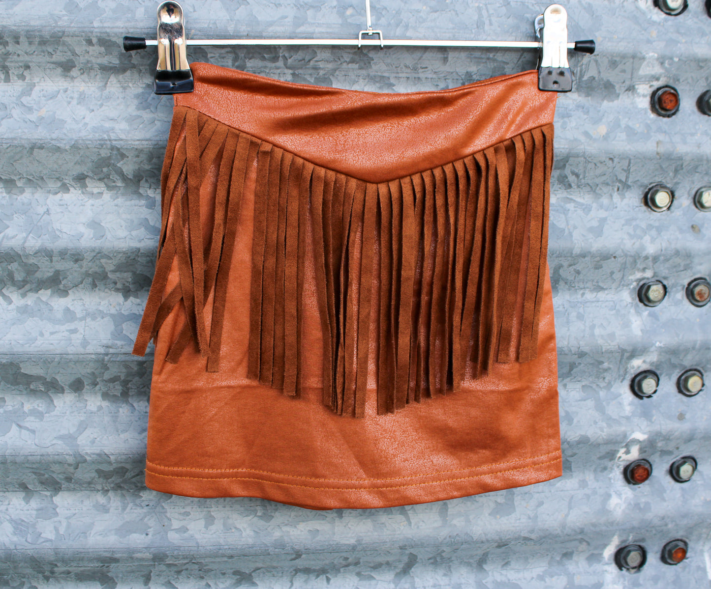 Round Up Skort Kids - Saddle Brown