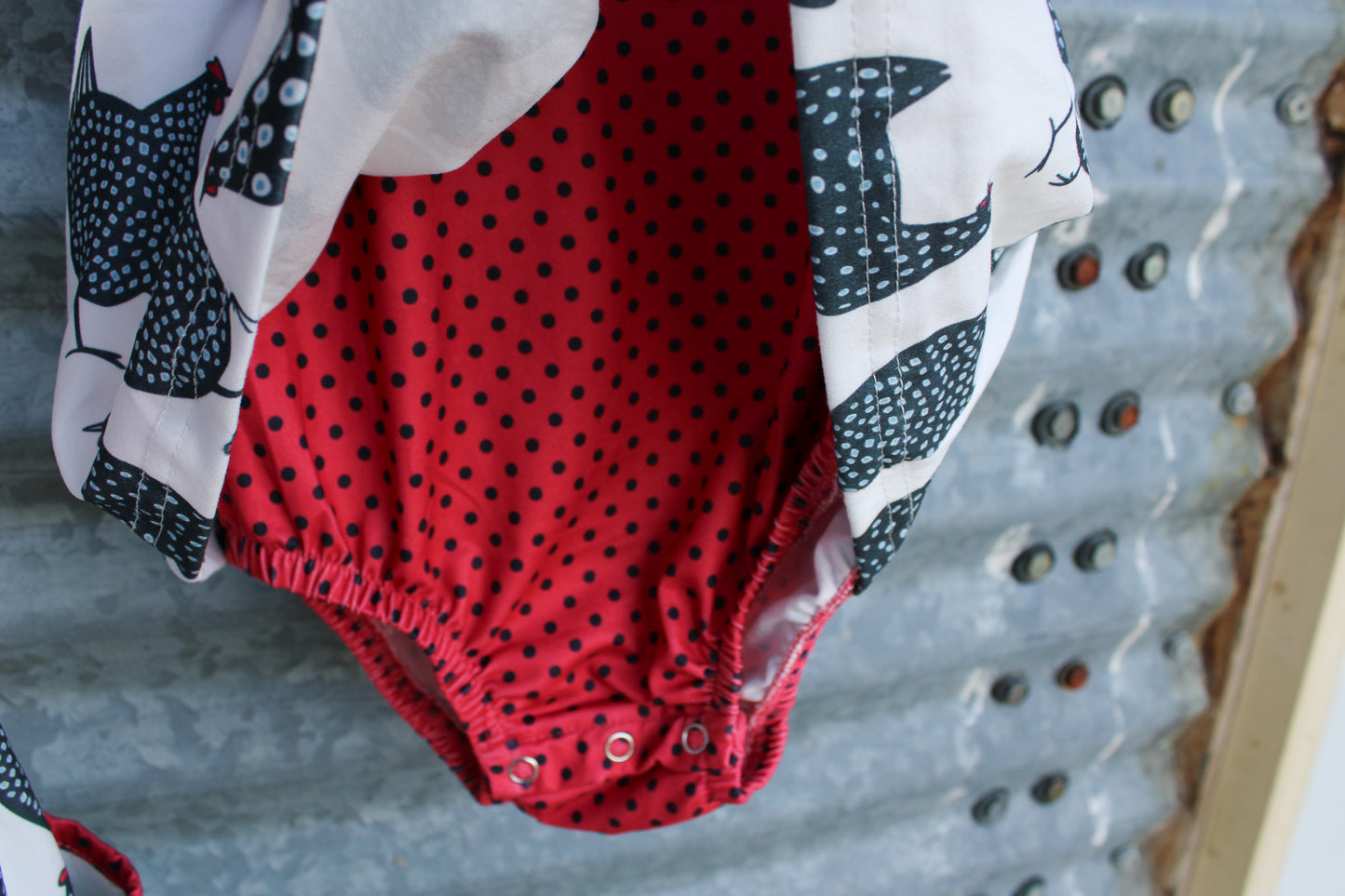 Girl's Chicken Romper