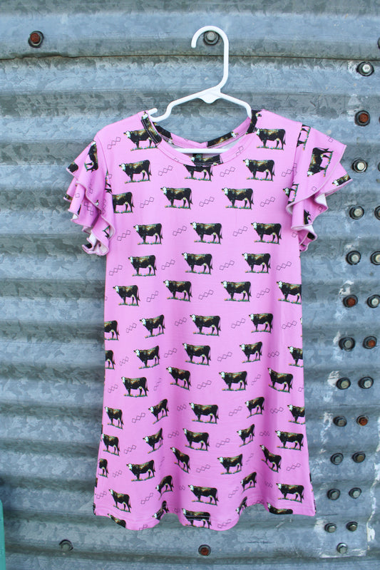 Cows Come Home Dress - Kids