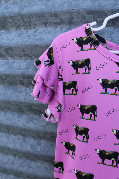Cows Come Home Dress - Kids