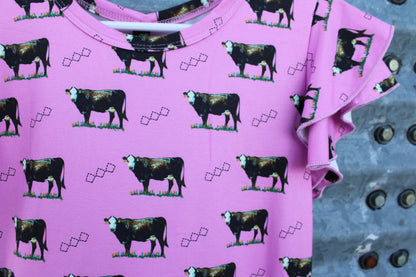 Cows Come Home Dress - Kids