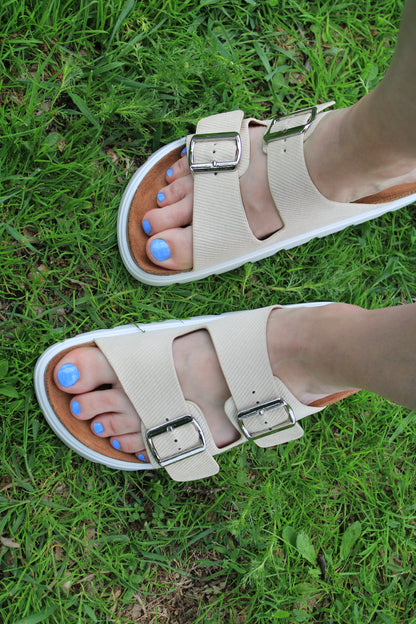 Very G Jazmin Platform Sandals - Cream