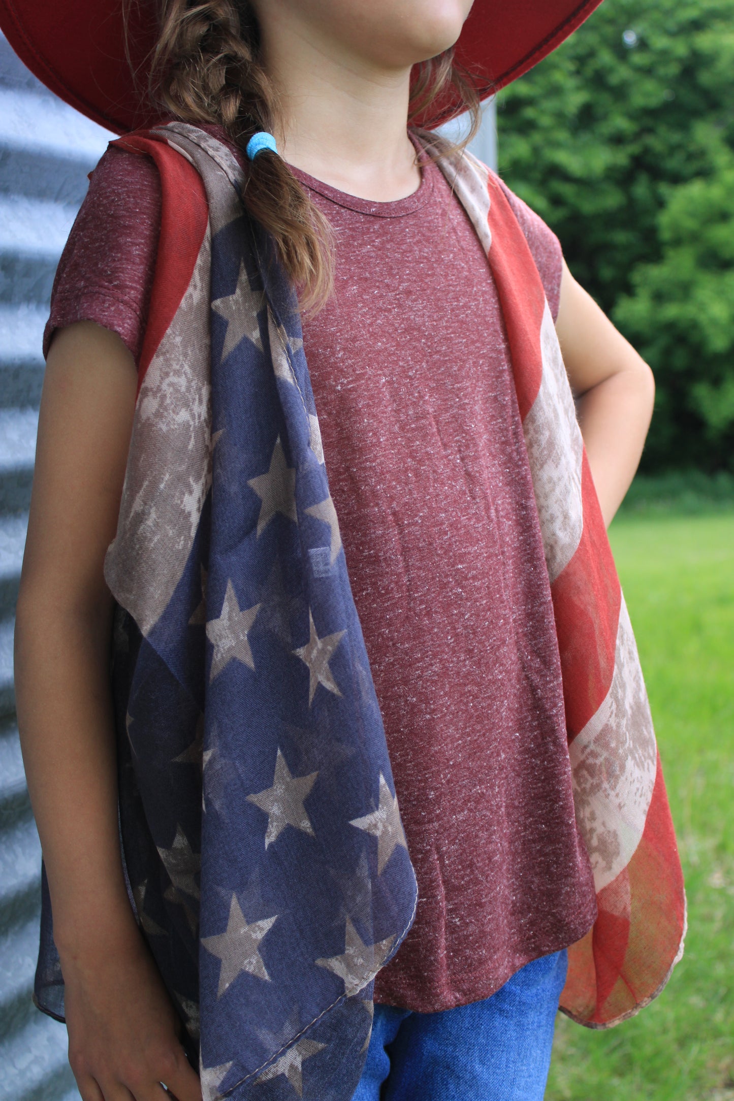 Girls' Vintage Stars & Stripes Vest
