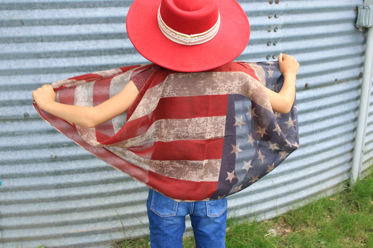 Girls' Vintage Stars & Stripes Vest