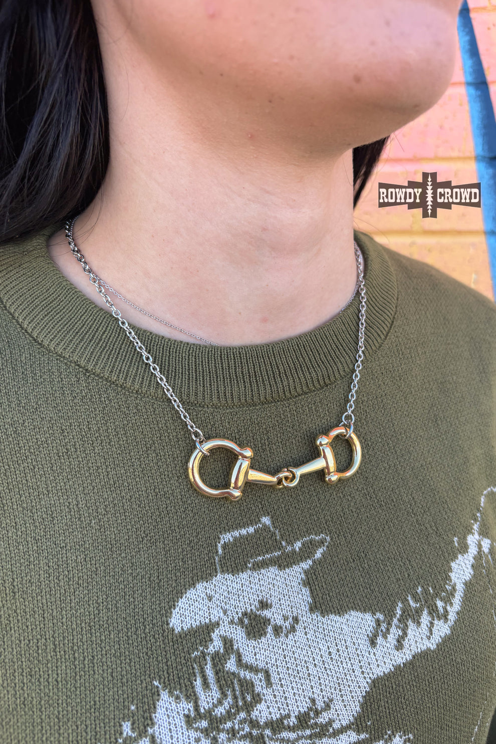 Hey Cowboy Necklace - Gold