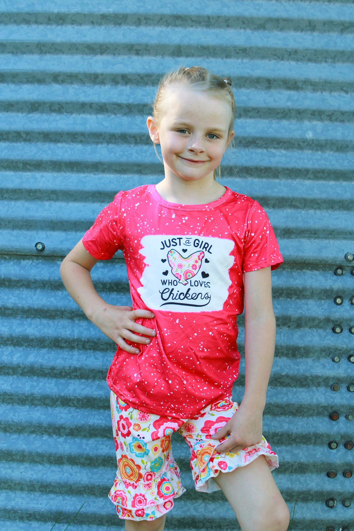Girls Who Love Chickens Set