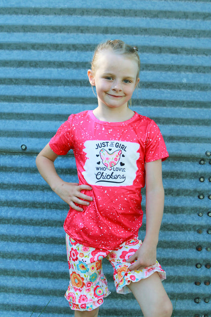 Girls Who Love Chickens Set