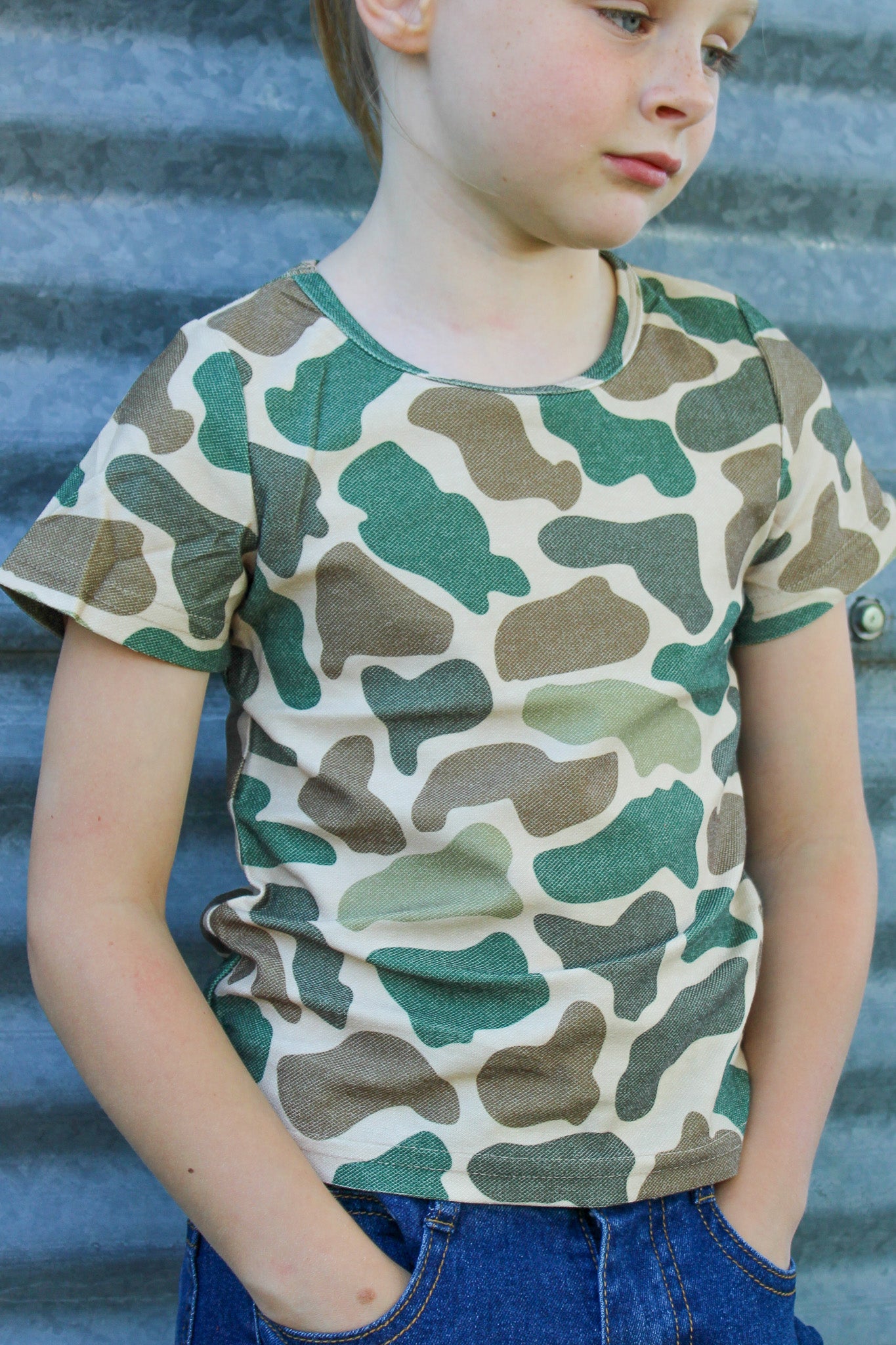 Kids Stand Down Crew Neck Tee