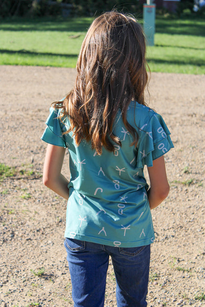 Girls Mini Branded Lucky Top