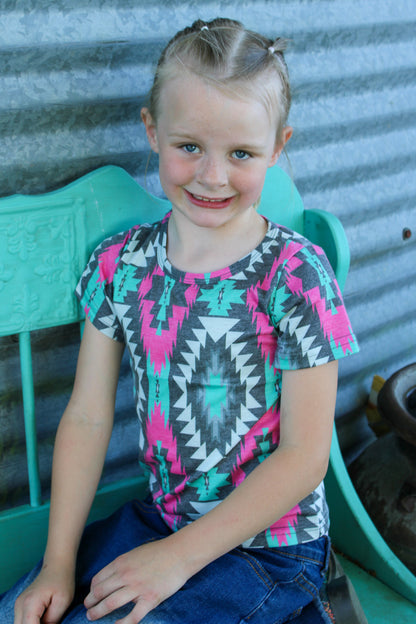 Mini Montezuma Top Kids Tee - Sterling Kreek