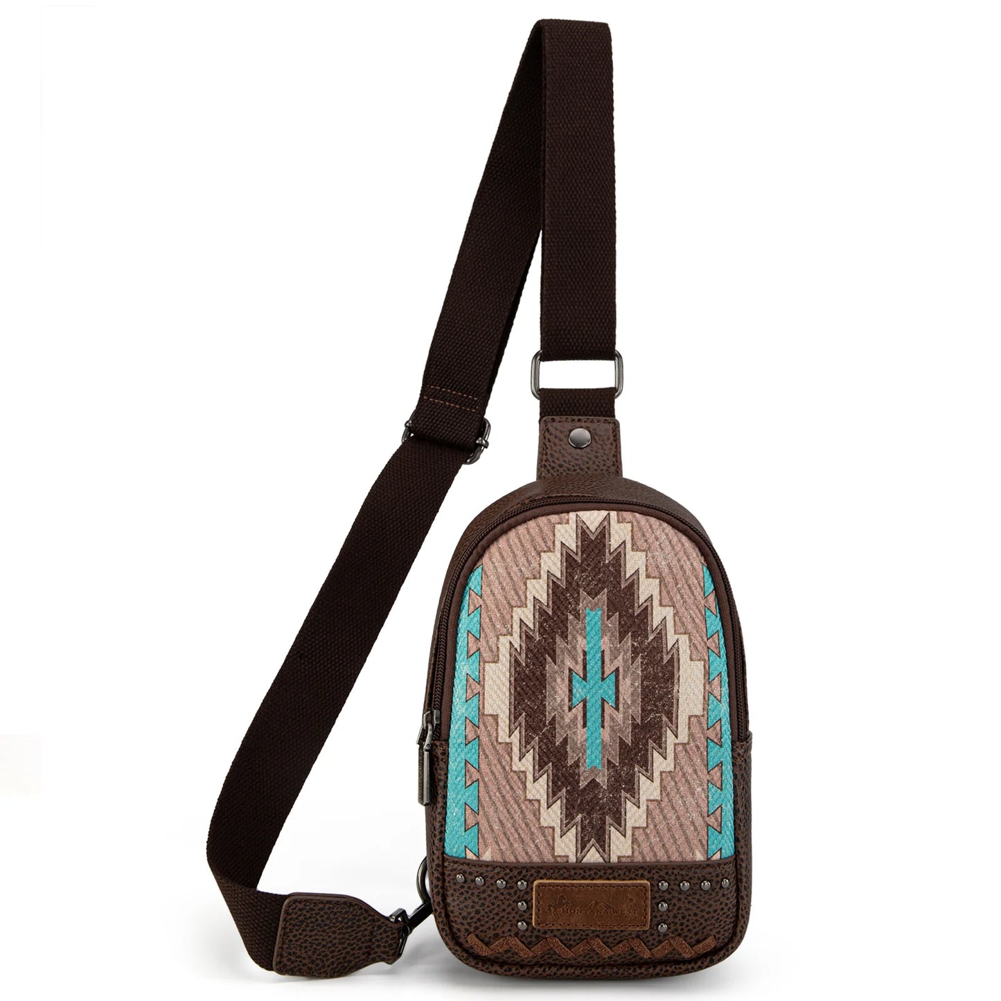 Montana West Aztec Collection Sling Bag