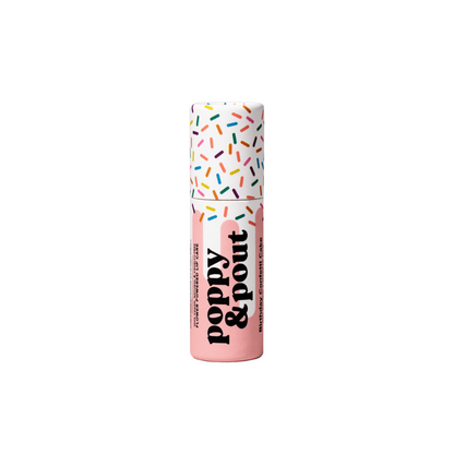 Poppy & Pout Lip Balm - Birthday Confetti Cake