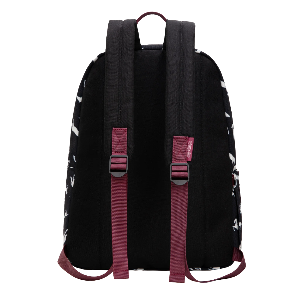 Wrangler Backpack - Black Horses