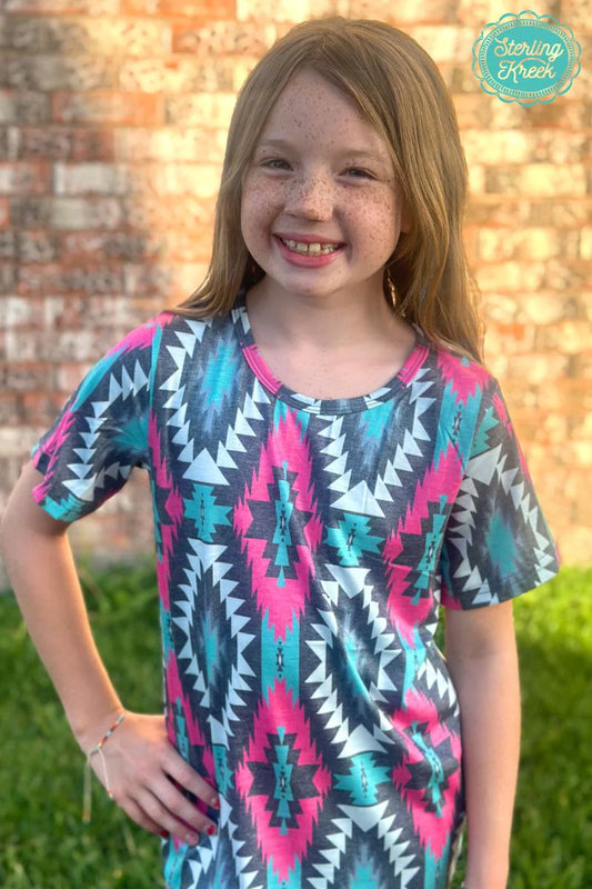 Mini Montezuma Top Kids Tee - Sterling Kreek