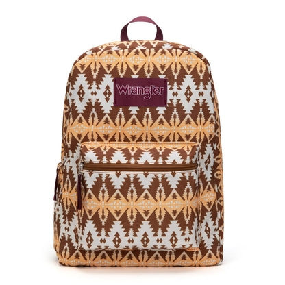 Wrangler Backpack - Brown Aztec Print