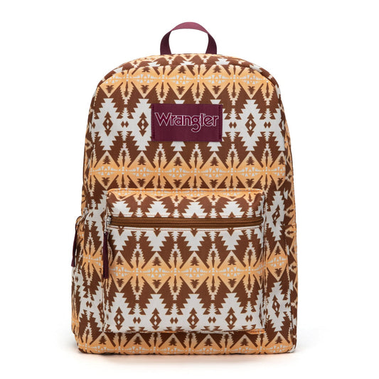 Wrangler Backpack - Brown Aztec Print