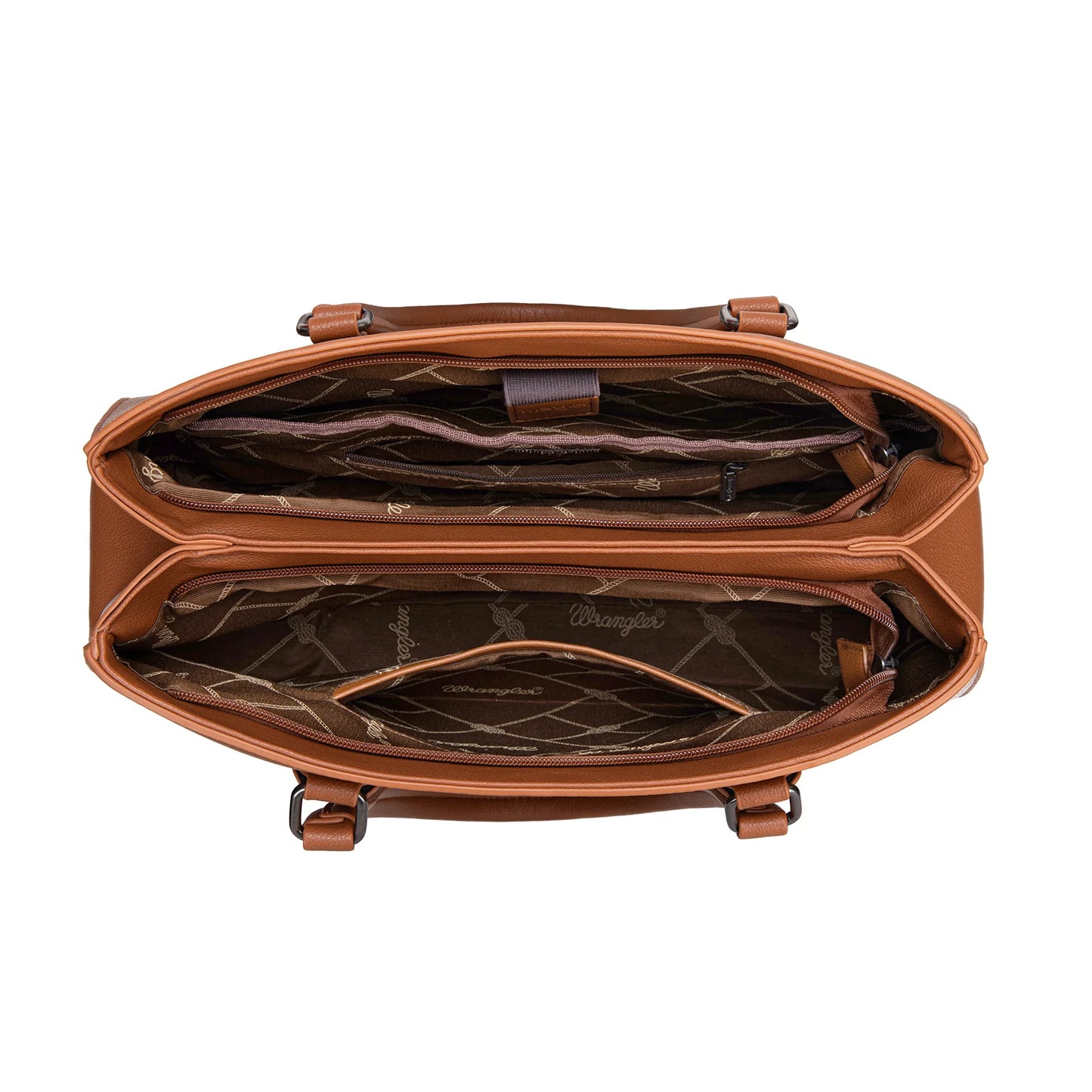 Wrangler Dual Compartment Carry-All Tote - Brown