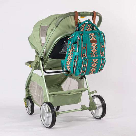 Wrangler Aztec Printed Callie Backpack - Green