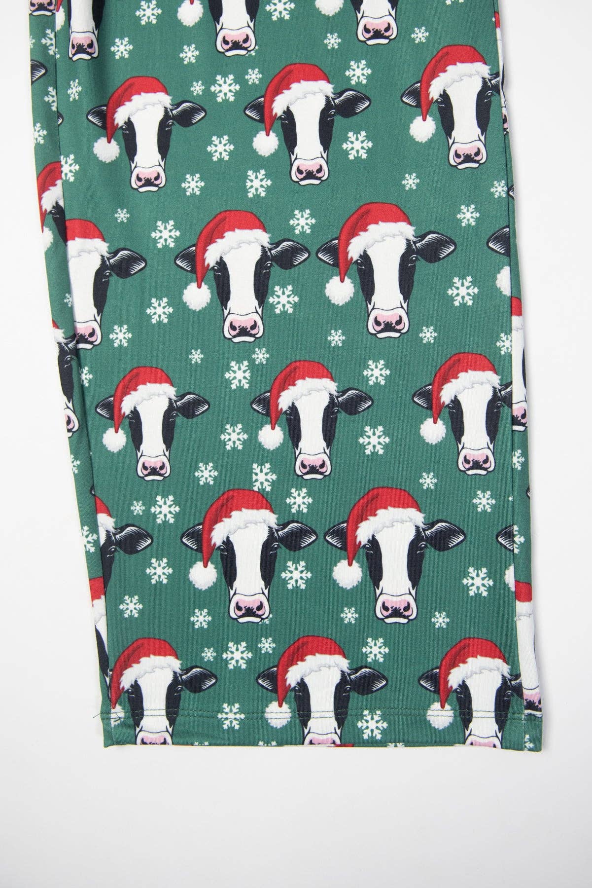 Santa Cows & Snowflakes Adult Pajama Pants