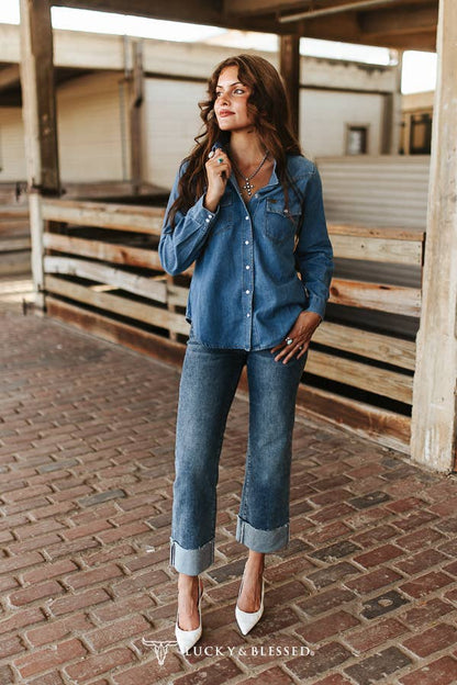 Classic Western Yoke Button Down