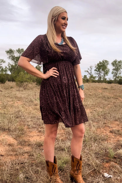 Bronzed Bloom Dress - Sterling Kreek