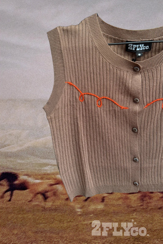 Cowtown Baby Vest - Sunset