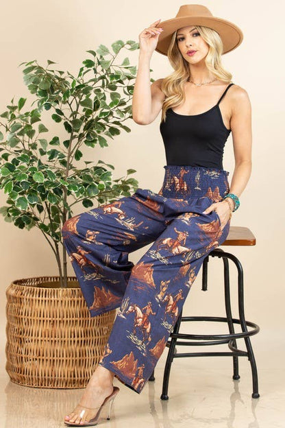 Western Cowboy Relaxed Pants