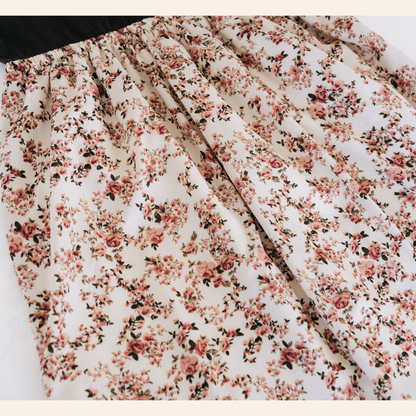 Olive Green Floral Dress