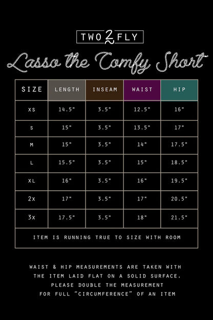 Lasso the Comfy Shorts - Saddle