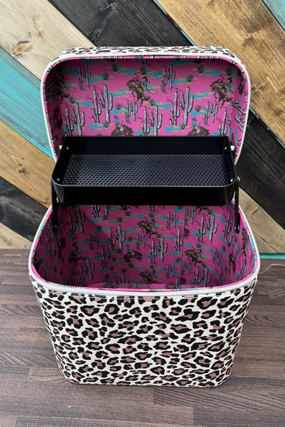 Leopard Outlaw Makeup Box - Sterling Kreek