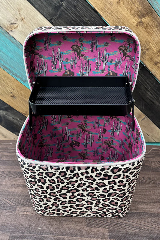 Leopard Outlaw Makeup Box - Sterling Kreek