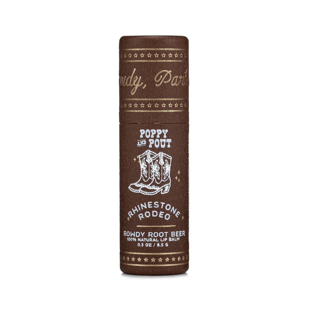 Poppy & Pout Lip Balm - Root Beer