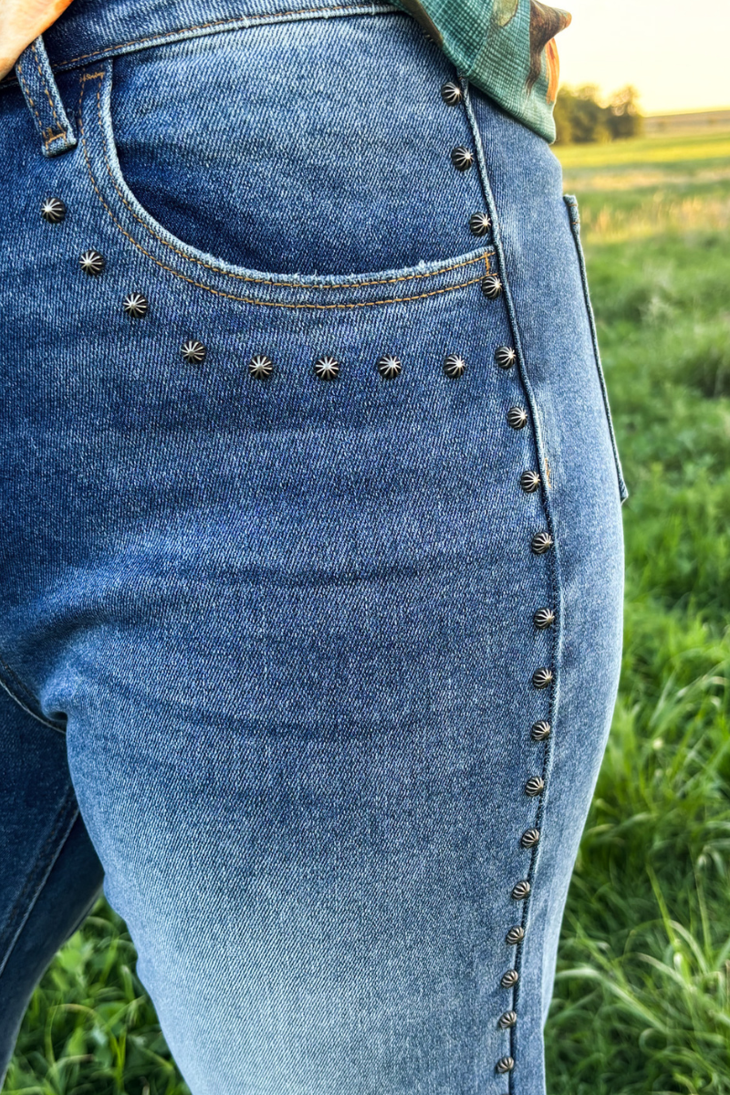 Studded SK Denim