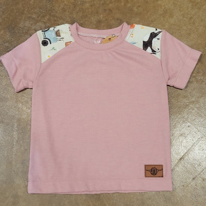 Pink Farm Tee