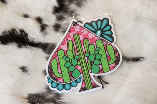 Air Freshener || Cactus Spade || New Car Scent