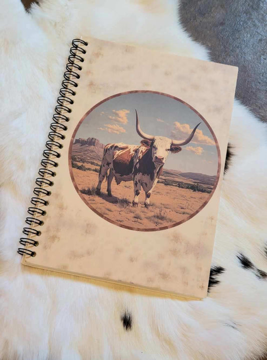 Mini Notebook 8x6 - Longhorn