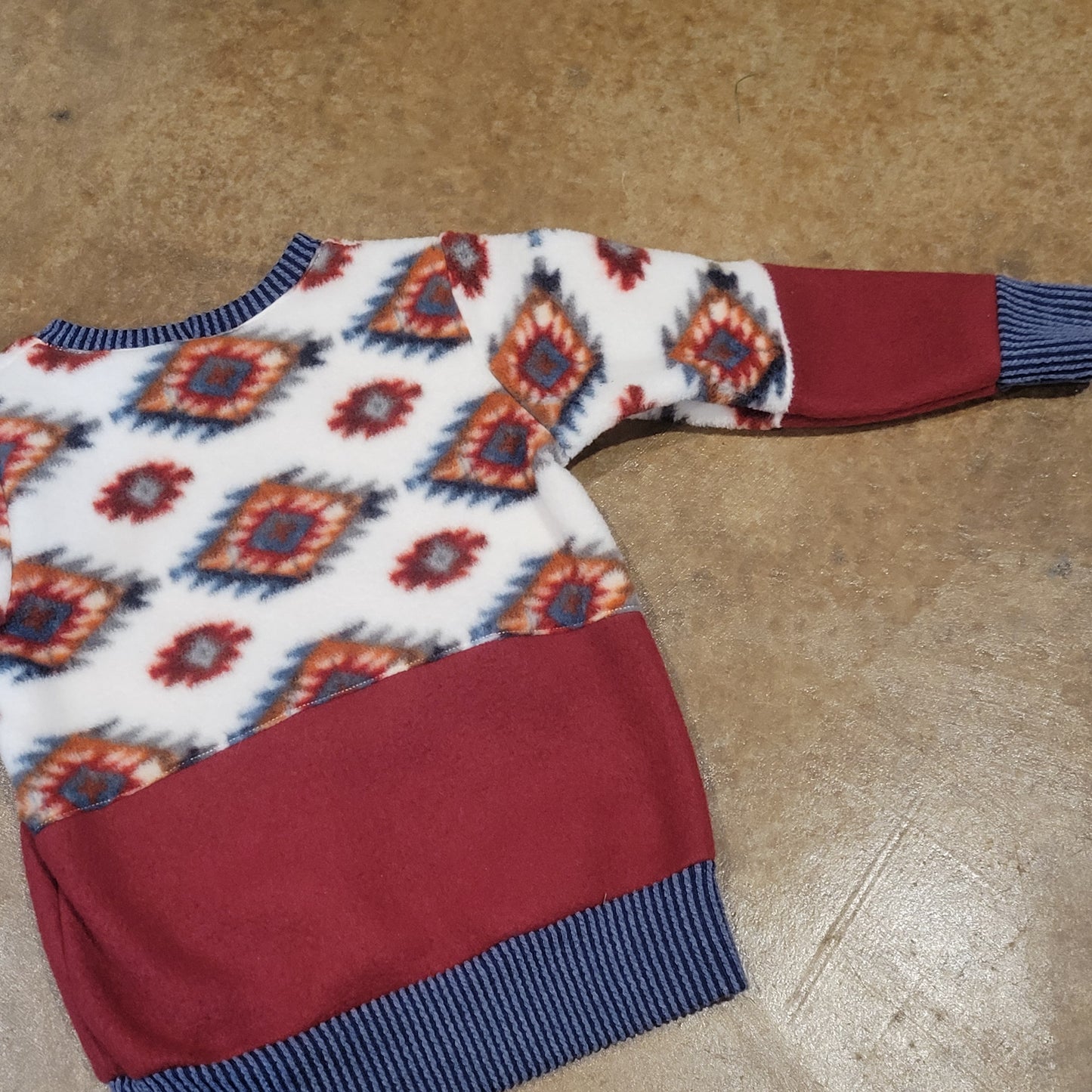 Kids Fleece Sweatshirt Aztec
