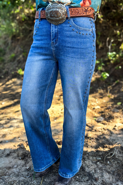 Studded SK Denim