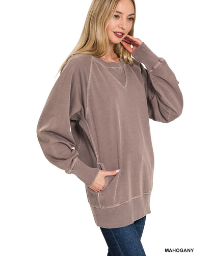 Christy Pullover - Mahogany