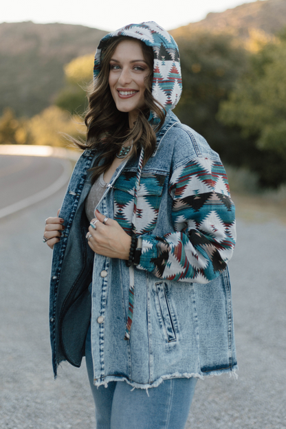 Southern Roots Denim Shacket