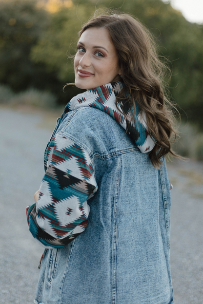 Southern Roots Denim Shacket