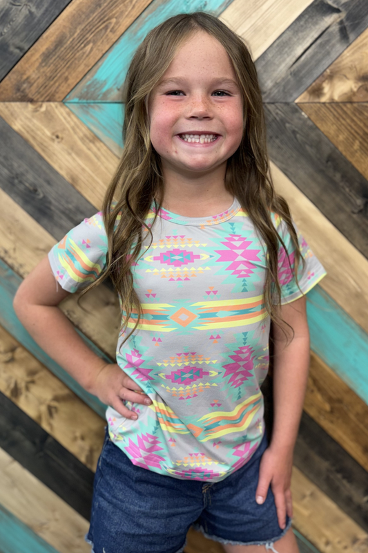 Mini Aztec Daydream Top - Kids