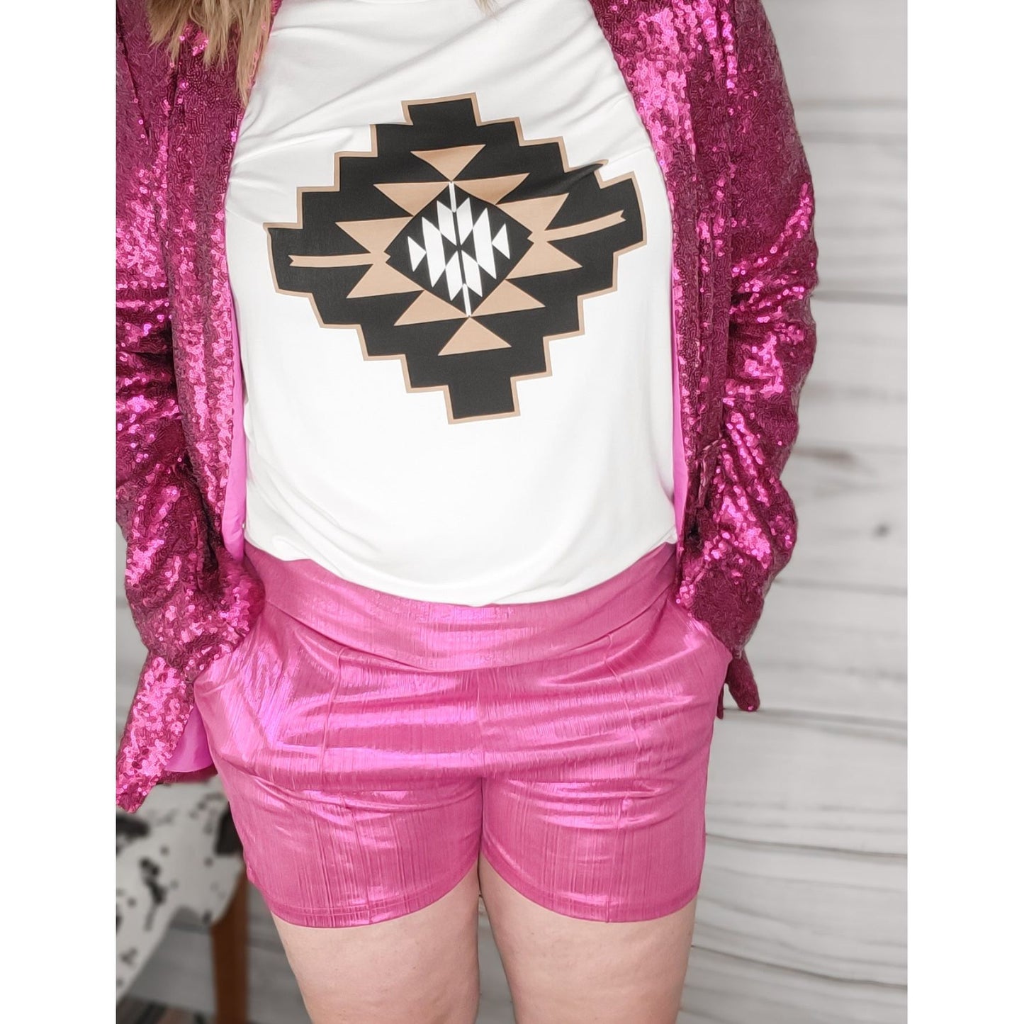 Shiny Short - Pink